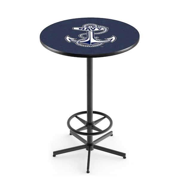 42" Black US Naval Academy NAVY Pub Table